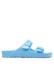 BIRKENSTOCK Arizona Sky Blue Klapki męskie. Niebieskie klapki i japonki męskie Birkenstock, bez wzorów. Za 179.99 zł.