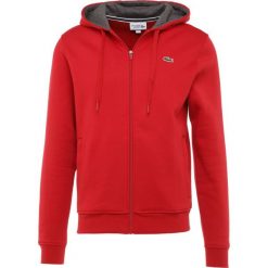 Lacoste Sport Bluza rozpinana lighthouse red/pitch. Czerwone bluzy bez kaptura męskie Lacoste Sport, z bawełny. Za 419.00 zł.