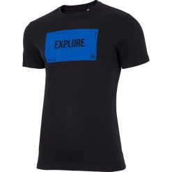 T-shirt męski TSM009 - głęboka czerń. T-shirty męskie marki 4f. Za 49.99 zł.