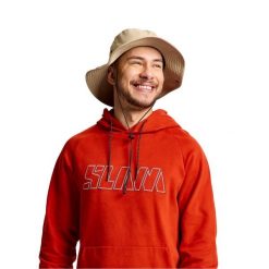 Czapka Z Daszkiem Dorosłych. Brązowe czapki męskie SLAM, bez wzorów, sportowe. Za 205.80 zł.