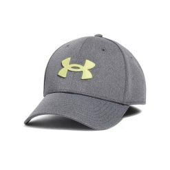 Czapka z daszkiem Under Armour Blitzing. Szare czapki męskie Under Armour, bez wzorów, sportowe. Za 65.99 zł.