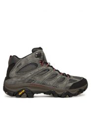Merrell Trekkingi Moab 3 Mid GORE-TEX J035785 Szary. Szare buty trekkingowe męskie Merrell, bez wzorów, z gore-texu, sportowe, bez obcasa, bez zapięcia. Za 799.99 zł.