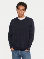 Pepe Jeans Sweter New Andre PM702469 Granatowy Regular Fit. Niebieskie kardigany męskie Pepe Jeans, l, bez wzorów, z bawełny, bez ramiączek. Za 229.99 zł.