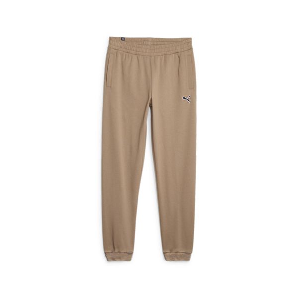 Spodnie sportowe Puma 676816 85 dresowe. Brązowe długie spodnie sportowe męskie Puma, bez wzorów, z dresówki, na jogę i pilates. Za 119.00 zł.