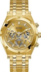 Zegarek Guess Zegarek męski Guess GW0260G4 złoty. Żółte zegarki męskie Guess, złote. Za 999.00 zł.
