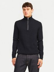 Jack & Jones Sweter Perfect 12257773 Czarny Regular Fit. Czarne kardigany męskie Jack & Jones, l, bez wzorów, z bawełny, bez ramiączek. Za 159.99 zł.