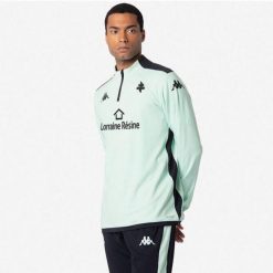 Kurtka z dresu Metz Ablas Pro 8 2024/25. Czarne kurtki męskie Kappa, bez wzorów, z dresówki, sportowe, bez ramiączek, bez kaptura. Za 276.60 zł.