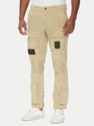 Aeronautica Militare Spodnie materiałowe 251PA1387CT1493 Beżowy Regular Fit. Brązowe spodnie na co dzień męskie Aeronautica Militare, bez wzorów, z bawełny. Za 889.99 zł.