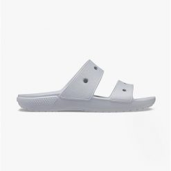 Crocs klapki Classic szare 206761 007. Szare klapki i japonki męskie Crocs, bez wzorów. W wyprzedaży za 225.35 zł.