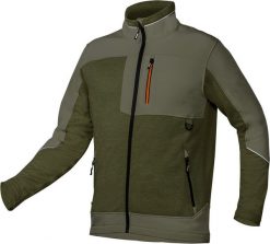 Neo Bluza softshell OUTDOOR, zielona, rozmiar XL. Zielone bluzy nierozpinane męskie NEO, m, bez wzorów, z softshellu, bez ramiączek, bez kaptura. Za 123.92 zł.