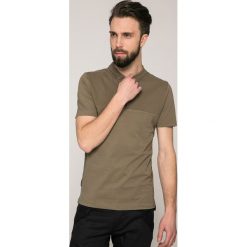 Dissident - Polo. Brązowe koszulki polo męskie Dissident, z bawełny, polo. W wyprzedaży za 34.90 zł.