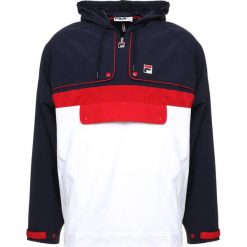 Fila COLOUR BLOCK HALF ZIP Kurtka wiosenna peacoat/white/red. Kurtki męskie marki Fila. W wyprzedaży za 384.30 zł.