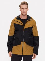 Salewa Kurtka outdoor 28505 Brązowy Regular Fit. Brązowe kurtki outdoor męskie Salewa, m, bez wzorów, z syntetyku, bez kaptura, outdoorowe. Za 925.99 zł.