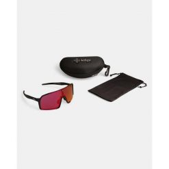 Okulary przeciwsłoneczne unisex Kilpi LECANTO-U. Czerwone okulary przeciwsłoneczne męskie Kilpi, bez wzorów, sportowe. Za 207.23 zł.