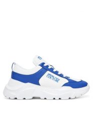 Versace Jeans Couture Sneakersy 78YA3SC1 Niebieski. Niebieskie buty sportowe na co dzień męskie Versace Jeans Couture, m, bez wzorów, z jeansu, bez ramiączek, bez kaptura. Za 679.99 zł.