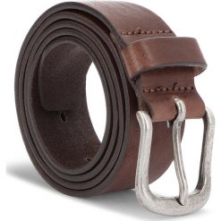Pasek Męski WRANGLER - Authentic Belt W0B62U185 85 Brown. Brązowe paski męskie Wrangler, w paski, ze skóry. Za 129.00 zł.