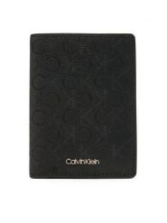 Calvin Klein Portfel Ck Must Mono Bifold 7cc W/Coi K50K512686 Czarny. Czarne portfele męskie Calvin Klein, bez wzorów, ze skóry. Za 209.99 zł.