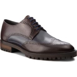 Półbuty GINO ROSSI - Dan MPV517-K40-CXCX-3757-0 92/59. Brązowe eleganckie półbuty męskie Gino Rossi, z materiału, eleganckie. W wyprzedaży za 279.00 zł.