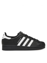 Adidas Sneakersy Superstar II JI0079 Czarny. Czarne buty sportowe na co dzień męskie ADIDAS, m, bez wzorów, ze skóry, bez ramiączek, bez kaptura. Za 529.99 zł.