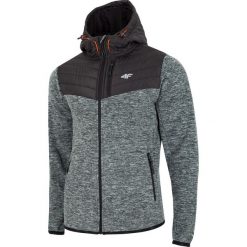 Polar męski PLM002 - średni szary melanż. Bluzy z polaru męskie marki 4f. Za 169.99 zł.
