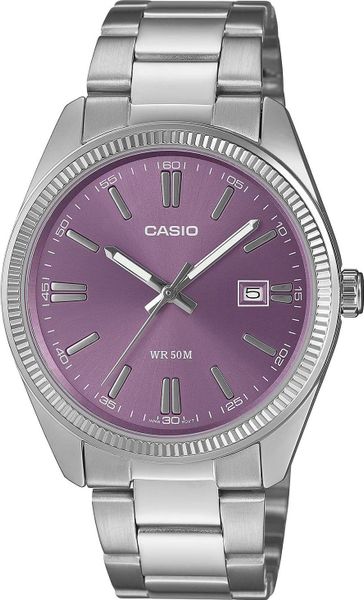 Zegarek Casio Zegarek męski Casio MTP-1302PD-6AVEF srebrny. Szare zegarki męskie Casio, srebrne. Za 239.00 zł.