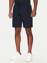 Emporio Armani Underwear Szorty sportowe EM000495 AF10790 UB102 Granatowy Regular Fit. Niebieskie szorty sportowe męskie Emporio Armani Underwear, bez wzorów, z bawełny, sportowe. Za 279.99 zł.