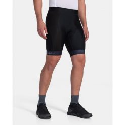 Spodenki rowerowe męskie Kilpi PRESSURE-M. Czarne szorty sportowe męskie Kilpi, bez wzorów, sportowe. Za 215.49 zł.