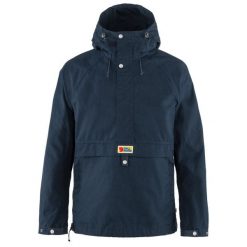 Kurtka turystyczna męska Fjallraven Vardag Anorak. Niebieskie kurtki softshell męskie Fjällräven, m, bez wzorów, z softshellu, bez kaptura, trekkingowe. Za 885.35 zł.