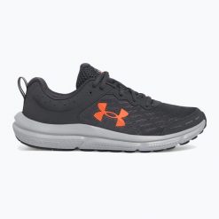 Buty do biegania męskie Under Armour Charged Assert 10/ares. Szare buty do biegania męskie Under Armour, bez wzorów, bez zapięcia, do biegania. Za 209.99 zł.