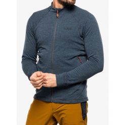 Bluza bez kaptura męska Rab Nexus Jacket. Niebieskie bluzy nierozpinane męskie RAB, m, bez wzorów, bez ramiączek, bez kaptura. Za 340.99 zł.