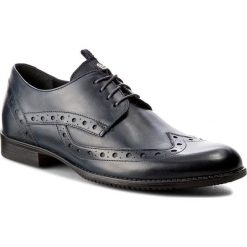 Półbuty LASOCKI FOR MEN - MB01-MARS-02 Granatowy. Niebieskie eleganckie półbuty męskie Lasocki For Men, z materiału, klasyczne. Za 199.99 zł.