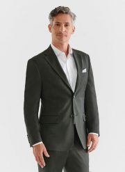 PAKO LORENTE – Ciemnozielona marynarka garniturowa z wełną. Zielone marynarki męskie Pako Lorente, m, bez wzorów, z wełny. Za 399.99 zł.