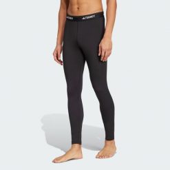 Legginsy Multi Synthetic Base Layer. Czarne legginsy męskie ADIDAS, uniwersalny, bez wzorów, trekkingowe, climacool (adidas). W wyprzedaży za 142.35 zł.
