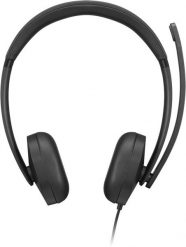 Lenovo VoIP Headset 5000 Zestaw słuchawkowy Przewodowa Opaska na głowę Biuro/centrum telefoniczne USB Type-C Czarny. Czarne zestawy słuchawkowe Lenovo. Za 193.95 zł.