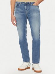 Tommy Jeans Jeansy Austin DM0DM20987 Niebieski Slim Fit. Niebieskie jeansy męskie Tommy Jeans, bez wzorów, z bawełny. Za 269.99 zł.