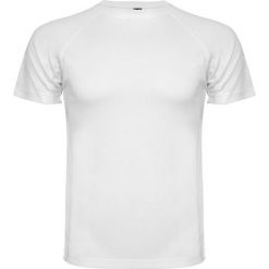 Męska Koszulka Sportowa Montecarlo Z Krótkim Rękawem. Białe t-shirty sportowe męskie ROLY, m, bez wzorów, sportowe, bez ramiączek. Za 33.99 zł.