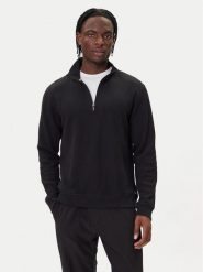 BOSS Bluza Structure 50545597 Czarny Regular Fit. Czarne bluzy rozpinane męskie Boss, l, bez wzorów, z bawełny, bez ramiączek, bez kaptura. Za 379.99 zł.