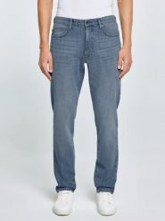 Jeansy męskie niebieskie Harper 307. Niebieskie jeansy męskie Big Star, bez wzorów, z bawełny, klasyczne, z podwyższonym stanem. Za 349.99 zł.