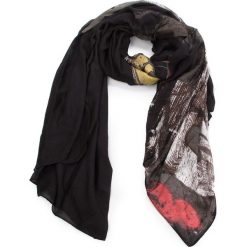 Szal DESIGUAL - 18WAWW30 2000. Czarne szaliki męskie Desigual, z materiału. Za 229.90 zł.