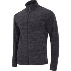 Polar męski PLM001 - ciemny szary melanż. Bluzy z polaru męskie marki 4f. Za 169.99 zł.
