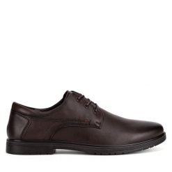 Półbuty Sergio Bardi. Brązowe eleganckie półbuty męskie Sergio Bardi, wizytowe, bez obcasa, bez zapięcia. Za 299.99 zł.