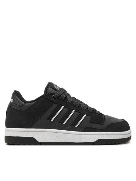 Adidas Sneakersy Rapid Court Low JP5247 Czarny. Czarne buty sportowe na co dzień męskie ADIDAS, m, bez wzorów, ze skóry, bez ramiączek, bez kaptura. Za 169.99 zł.