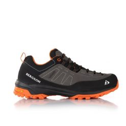 Buty trekkingowe męskie KIBO LOW 1 STX. Niebieskie buty trekkingowe męskie Bergson, bez wzorów, sportowe, bez obcasa, bez zapięcia. Za 489.00 zł.