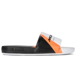 Męskie klapki K-Swiss SLIDE SNDL X MCLAREN WHITE/BLACK/PAPAYA-M (04422-196-M). Białe klapki i japonki męskie K-SWISS, bez wzorów. Za 169.00 zł.