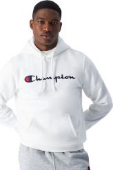 Champion Bluza męska Champion Hooded biała 220253 WW001 2XL. Białe bluzy nierozpinane męskie CHAMPION, m, bez wzorów, bez ramiączek, bez kaptura. Za 228.10 zł.