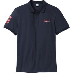 Shirt polo Regular Fit bonprix ciemnoniebieski. Koszulki polo męskie bonprix. Za 32.99 zł.