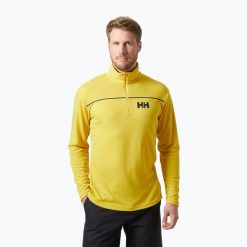 Bluza żeglarska męska Helly Hansen Hp 1/2 Zip Pullover. Żółte bluzy nierozpinane męskie Helly Hansen, m, bez wzorów, sportowe, bez ramiączek, bez kaptura. Za 342.50 zł.