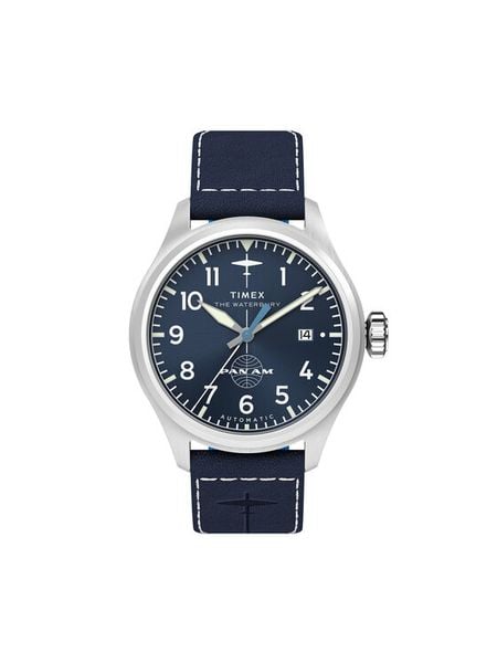 Timex Zegarek Timex x Pan Am® Waterbury Ace TW2Y38800 Granatowy. Niebieskie, analogowe zegarki męskie Timex. Za 1,499.00 zł.
