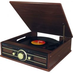 Gramofon Soundmaster Brown (PL550BR). Brązowe gramofony Soundmaster. Za 413.15 zł.