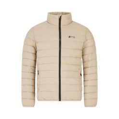 Kurtka puchowa Protest Edition. Brązowe kurtki męskie Protest, bez wzorów, z puchu, sportowe, bez ramiączek, bez kaptura. Za 425.50 zł.